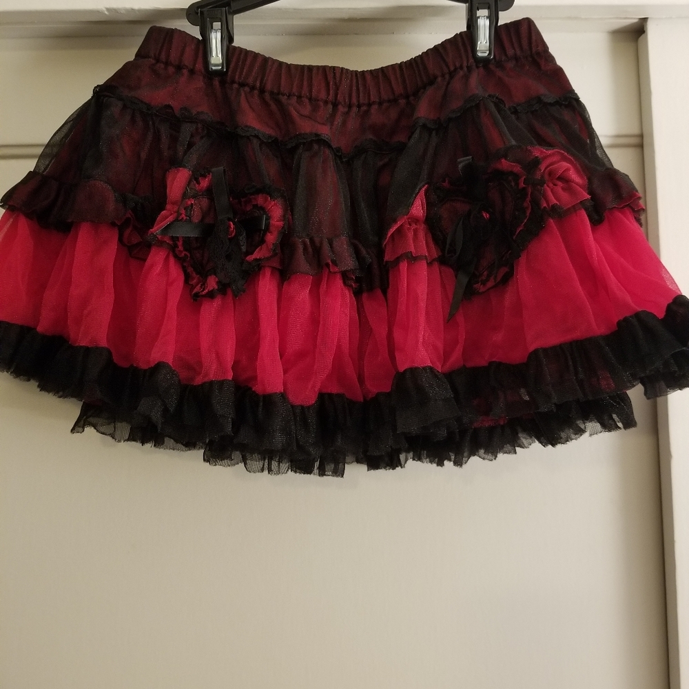 Tripp nyc Red Heart Tutu Skirt